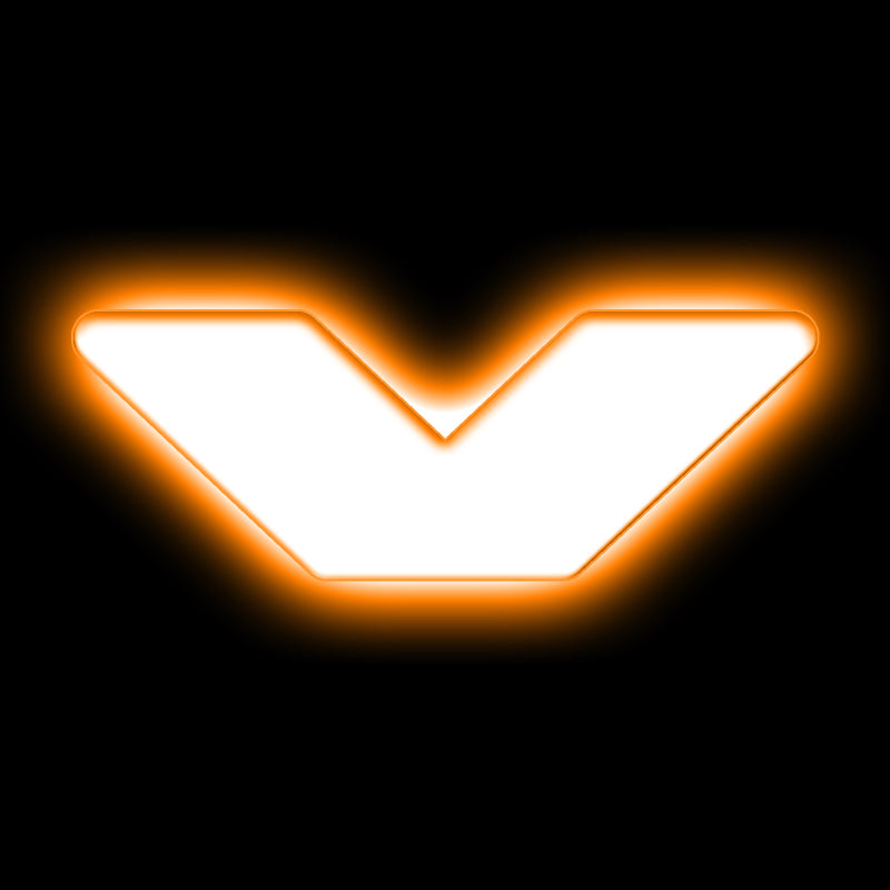 ORACLE Lighting Universal Illuminated LED Letter Badges - Matte Wht Surface Finish - V ORACLE Lighting Light Accessories and Wiring