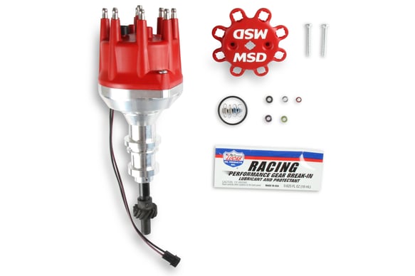 Distributor, Ford 351W/Steel Gear/Holley Hi-Ram 85787 MSD Autoparts