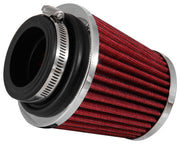 K&N Universal Chrome Filter 2 3/4in FLG / 4 1/2in Bottom / 4 1/2in Height K&N Engineering Air Filters - Universal Fit