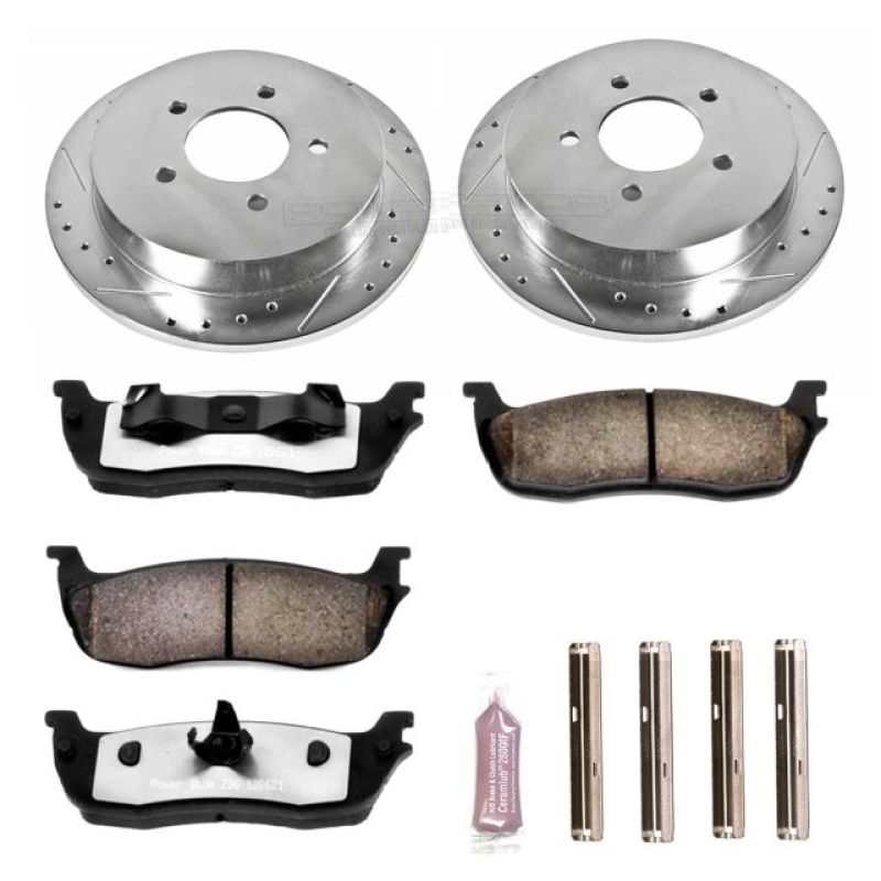 Power Stop 00-02 Ford Expedition Rear Z36 Truck & Tow Brake Kit PowerStop Brake Kits - Performance D&S