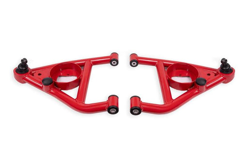 BMR 68-74 Chevrolet Nova w/ Bump Stops Lower A-Arms w/ STD. Ball Joint (Delrin) - Red BMR Suspension Control Arms