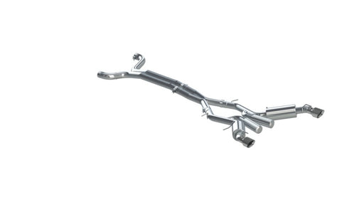 MBRP 16-19 Chevrolet Camaro SS 6 Speed 3in Dual Cat Back w/ 4.5in OD Tips - 409 (Non NPP Models) MBRP Catback