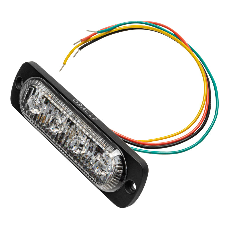Oracle 4 LED Slim Strobe - Red ORACLE Lighting Light Bars & Cubes