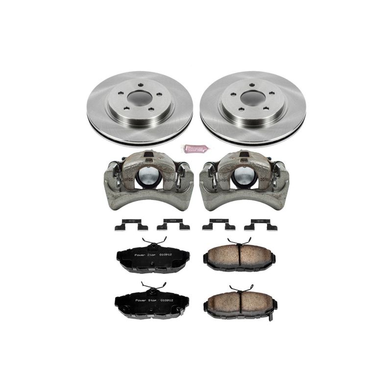 Power Stop 11-14 Ford Mustang Rear Autospecialty Brake Kit w/Calipers PowerStop Brake Kits - OE
