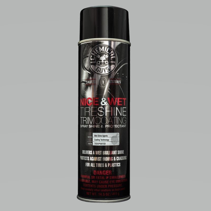 Chemical Guys Nice & Wet Tire Shine Protective Coating for Rubber/Plastic (Aerosol) (case of 6)
