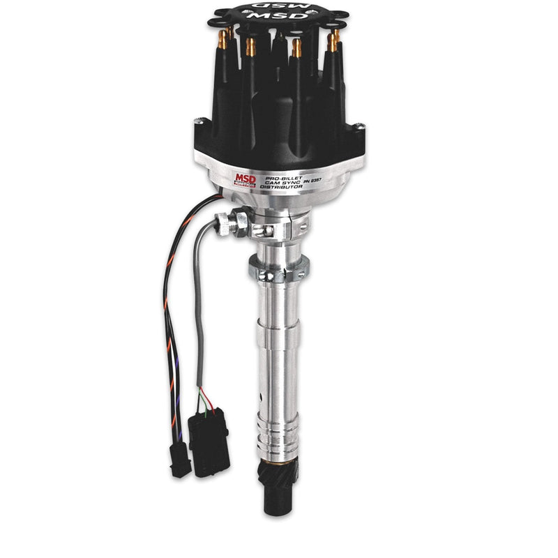 Chevy Cam Sync Distributor, Hall-Effect, Standard Cap MSD Autoparts