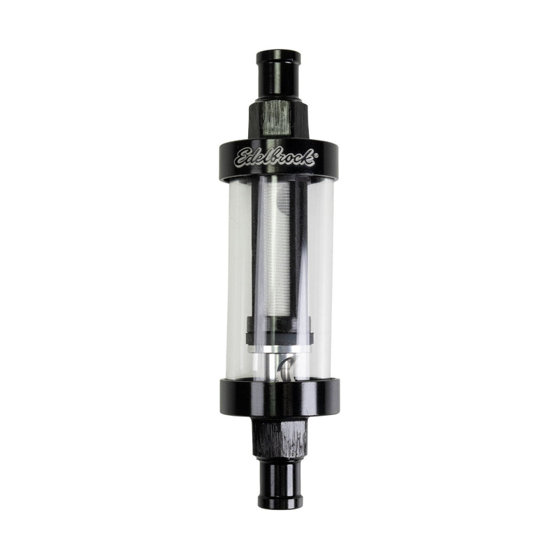 Clear View Fuel Filter for 3/8Ó i.d. Hose EDELBROCK Autoparts