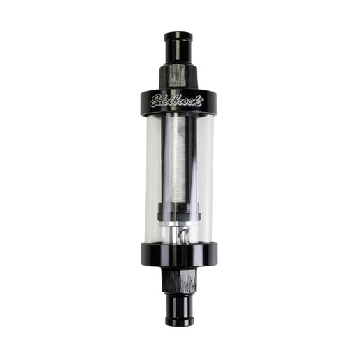 Clear View Fuel Filter for 3/8Ó i.d. Hose EDELBROCK Autoparts