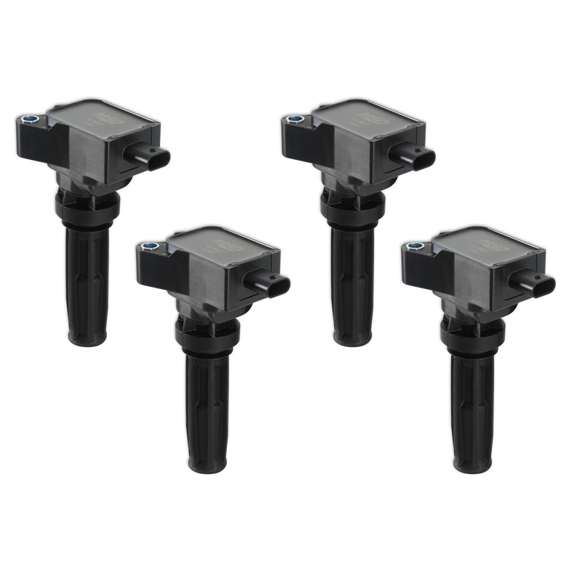 COIL, BLACK, FORD ECO-BOOST 2.0L L4, SET OF 4 MSD Autoparts