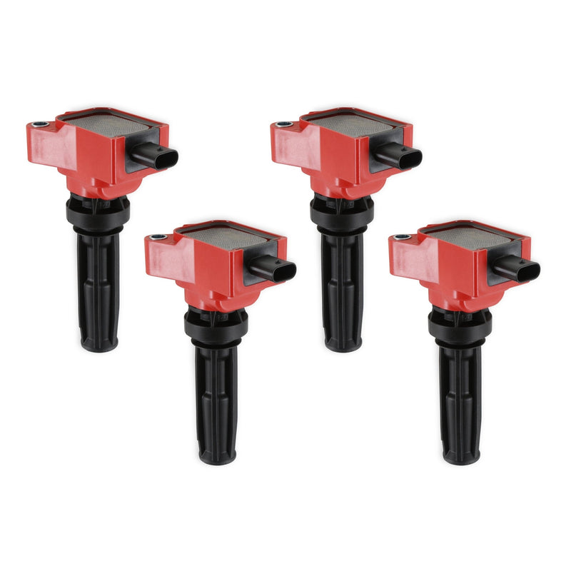 COIL, RED, FORD ECO-BOOST 2.0L L4, SET OF 4 MSD Autoparts