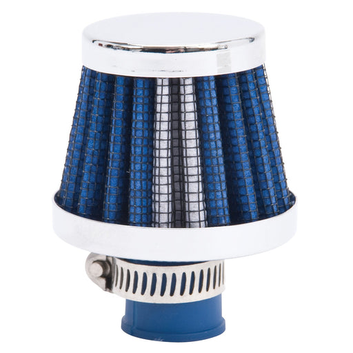 Conical Valve Cover Breather with 9mm Inlet in Blue Element EDELBROCK Autoparts