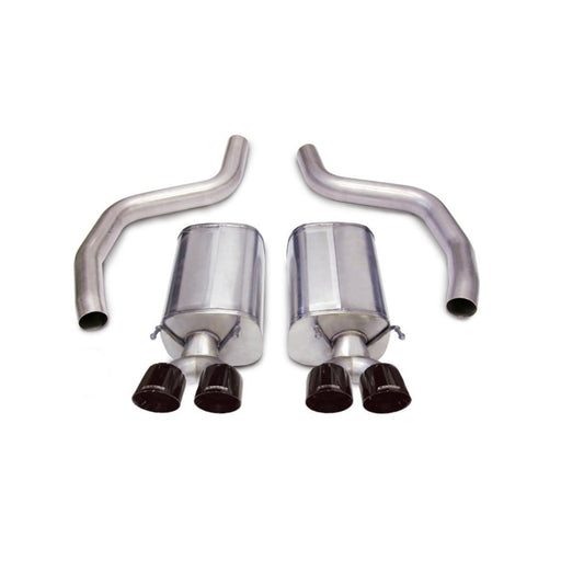 Corsa 06-13 Chevrolet Corvette C6 Z06 7.0L V8 Black Sport Axle-Back Exhaust 14164BLK S-CORSA EXHAUST