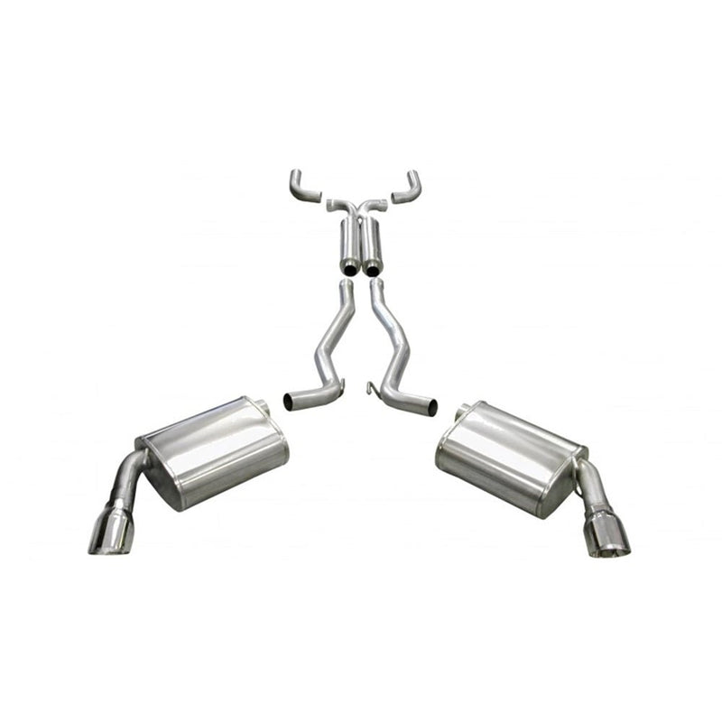 Corsa Camaro SS Exhaust 10-13 Chevrolet Camaro Sport Exhaust Convertible SS 6.2L V8 Manual Polished Cat-Back + XO Exhaust 14954 S-CORSA EXHAUST