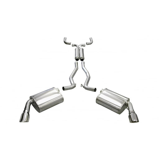 Corsa Camaro SS Exhaust 10-13 Chevrolet Camaro Sport Exhaust Convertible SS 6.2L V8 Manual Polished Cat-Back + XO Exhaust 14954 S-CORSA EXHAUST