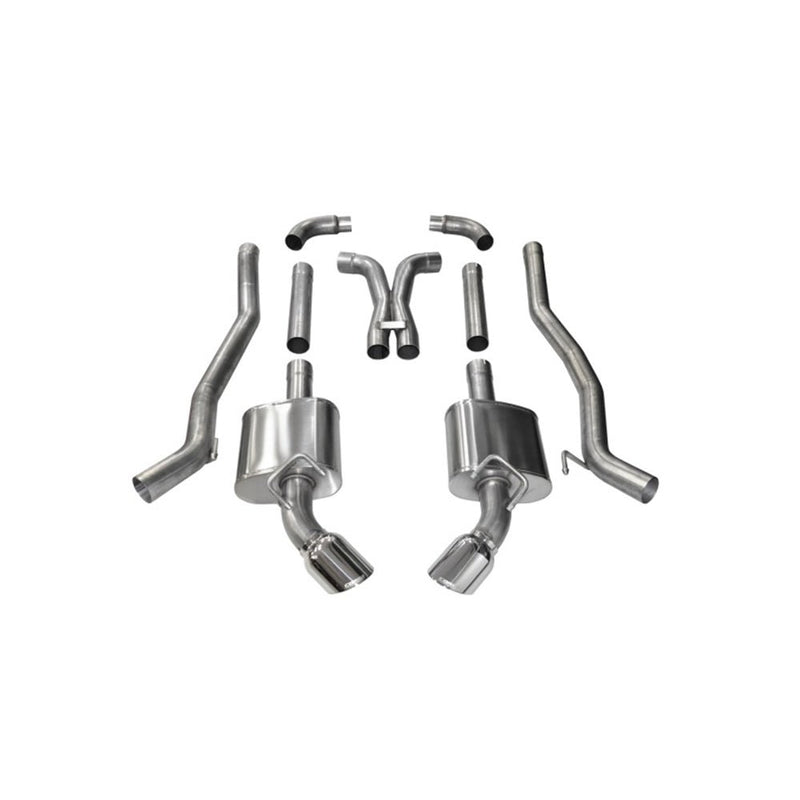 Corsa Cat-Back Exhaust Camaro 10-15 SS 6.2L V8 Manual Xtreme 3in Cat-Back 14976 S-CORSA EXHAUST