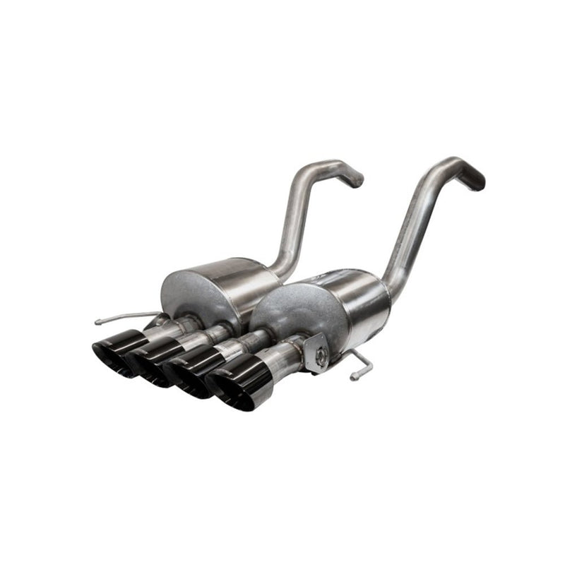 Corsa 2014-2019 Chevrolet Corvette C7 Z06 6.2L 2.75in Xtreme Axle-Back w/ Dual NPP & Quad Black Tips 14777BLK S-CORSA EXHAUST