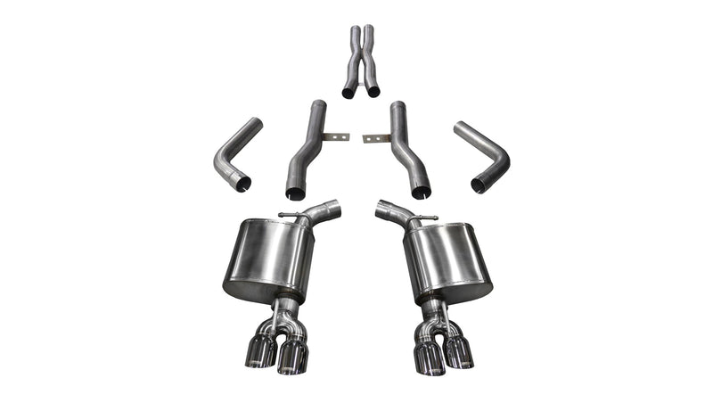 Corsa 2015-2023 Dodge Challenger Exhaust | Xtreme / 2.75 in Cat-Back 3.5 in Tips | 6.4L, 6.2L (14989) CHALLENGER Autoparts