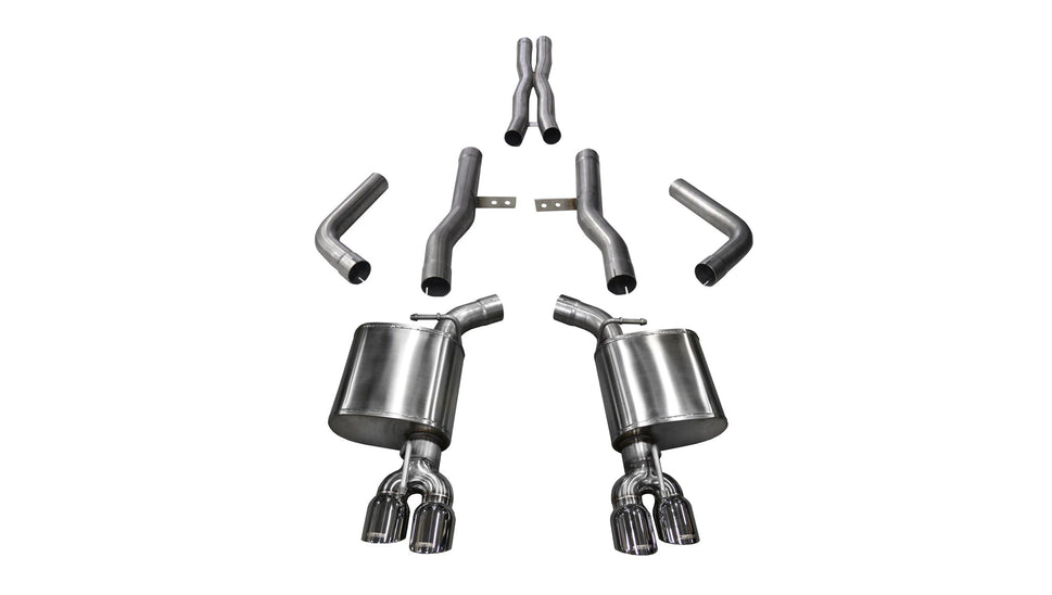 Corsa 2015-2023 Dodge Challenger Exhaust | Xtreme / 2.75 in Cat-Back 3.5 in Tips | 6.4L, 6.2L (14989)
