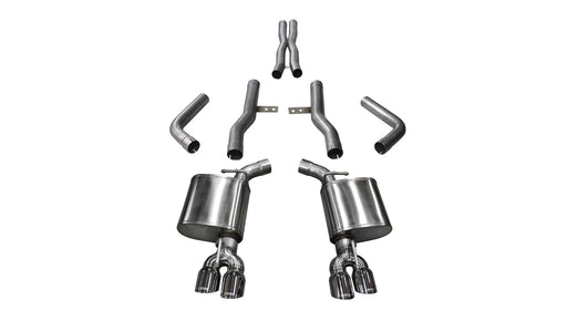 Corsa 2015-2023 Dodge Challenger Exhaust | Xtreme / 2.75 in Cat-Back 3.5 in Tips | 6.4L, 6.2L (14989) CHALLENGER Autoparts