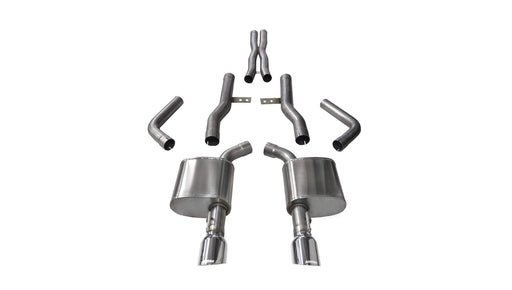 Corsa 2015-2023 Dodge Charger SRT/Scat Pack/R/T 6.4L Polished Xtreme Cat-Back Exhaust (14996) CHARGER Autoparts