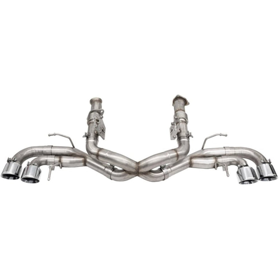 Corsa 2020 Corvette Exhaust Cat-Back 3in Xtreme with 4.5in Quad Tips - AFM Valve Delete 21104