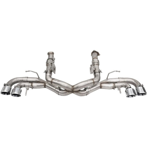 Corsa 2020 Corvette Exhaust Cat-Back 3in Xtreme with 4.5in Quad Tips - AFM Valve Delete 21104 C8 CORVETTE