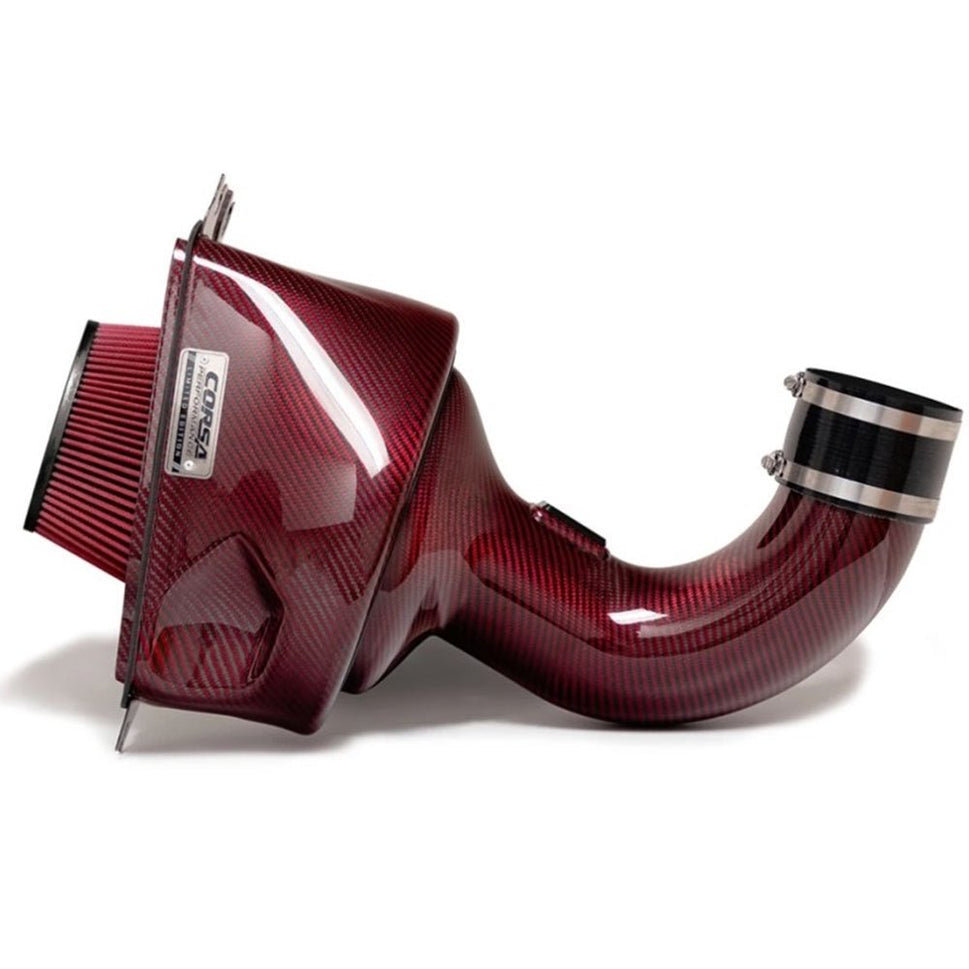 Corsa Fiber Air Intake Corvette 6.2L (14-19 Non Z06) Closed Box w/ DryTech Filter 44001D-R