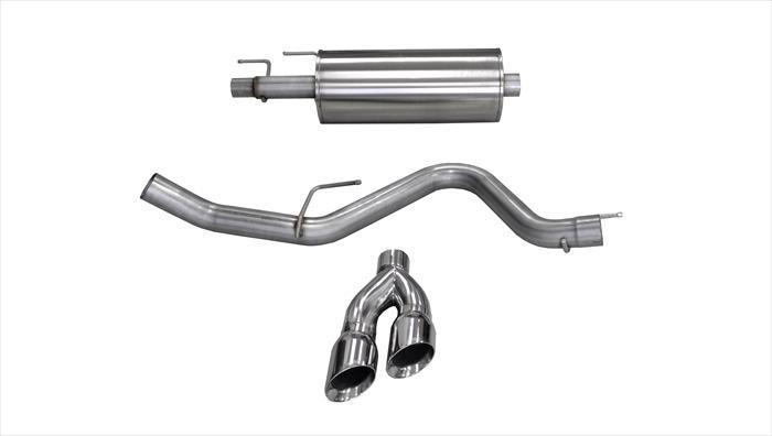 Corsa Sport / 3.0 in Cat-Back 4.0 in Polished Ford F-150 EcoBoost 2015-2020 2.7T, 3.5T (14836) Corsa Autoparts