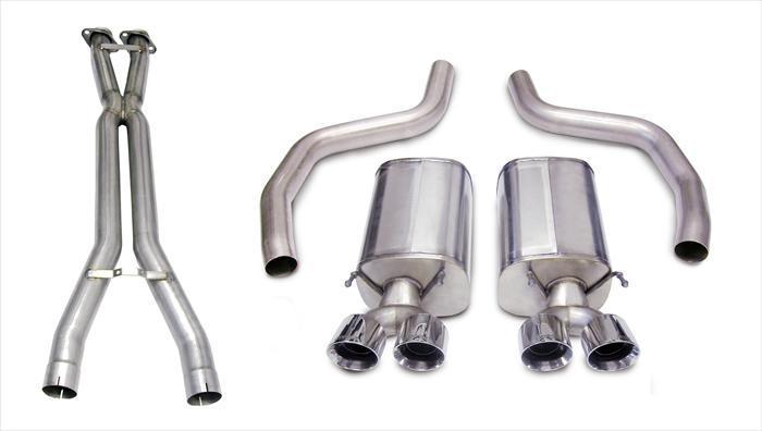 Corsa Sport / 3.0 in Cat-Back 4.0 in Twin Tips | 2006-2011 Corvette C6 Z06 ZR1 (14164CB1) Corsa Autoparts
