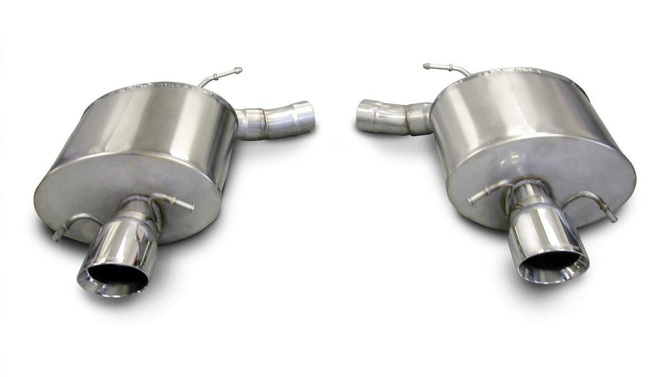 Corsa Sport, Touring / 2.5 in Axle-Back 4.0 in Single Tips | 2009-2014 Cadillac CTS-V Sedan (14941, 14940)