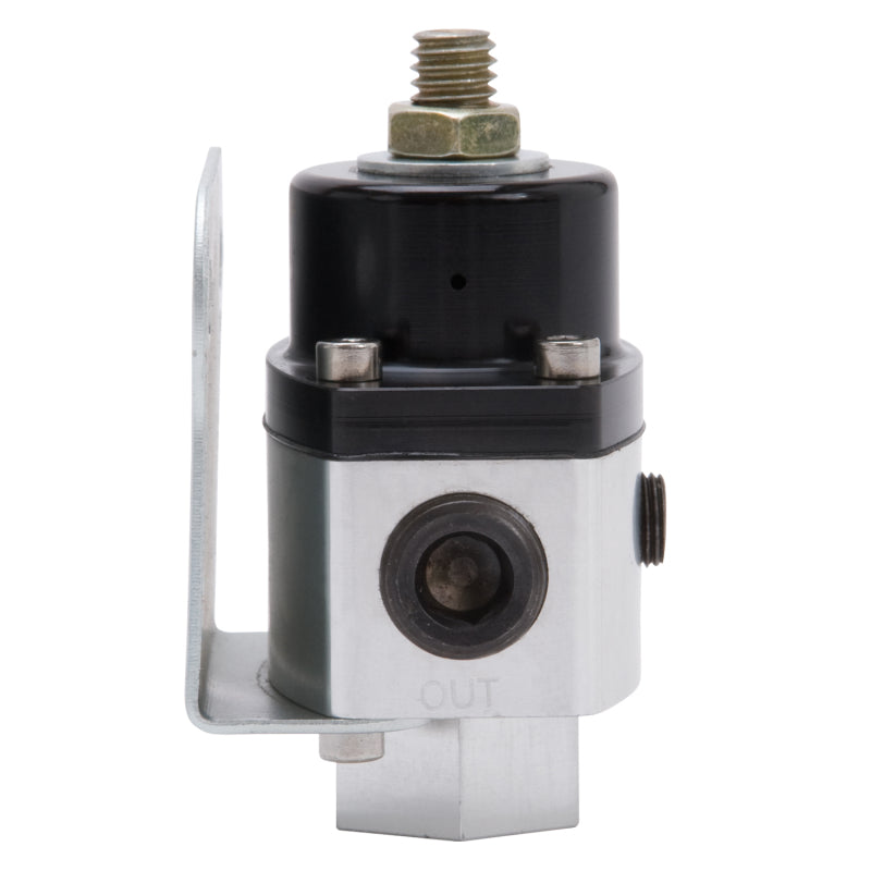 Edelbrock Fuel Pressure Regulator 4-1/2 to 9 PSI Satin Finish Edelbrock Fuel Pressure Regulators