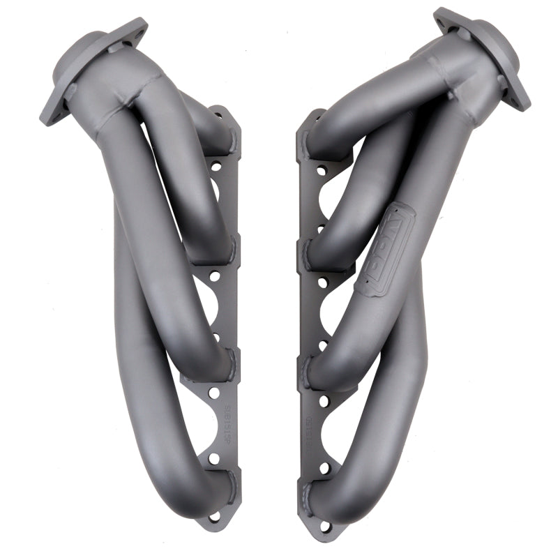 BBK 79-93 Mustang 5.0 Shorty Unequal Length Exhaust Headers - 1-5/8 Titanium Ceramic BBK Headers & Manifolds