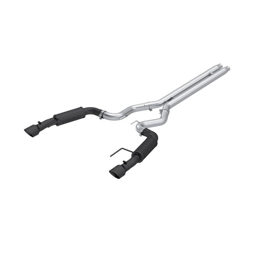 MBRP 2024Ford Mustang GT S650, 5.0 3in Cat-Back Dual Split Black-Coated Aluminized Steel MBRP Catback