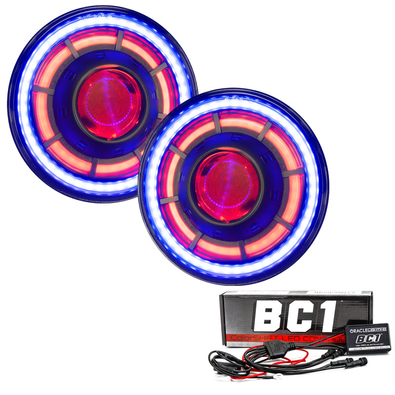Oracle Oculus 7in ColorSHIFT Bi-LED Projector Headlights for Jeep Wrangler JK ORACLE Lighting Headlights