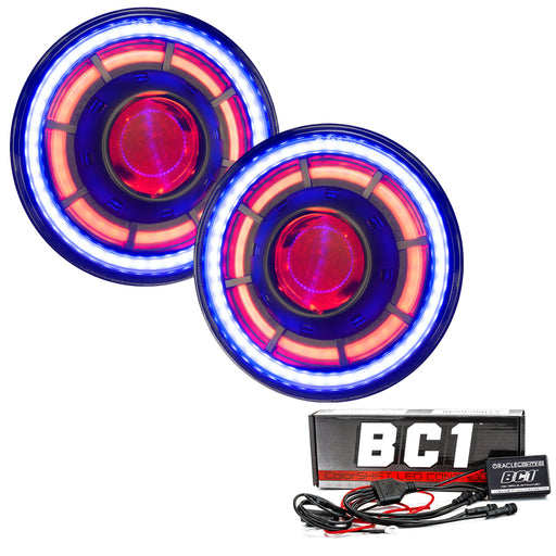 Oracle Oculus 7in ColorSHIFT Bi-LED Projector Headlights for Jeep Wrangler JK ORACLE Lighting Headlights