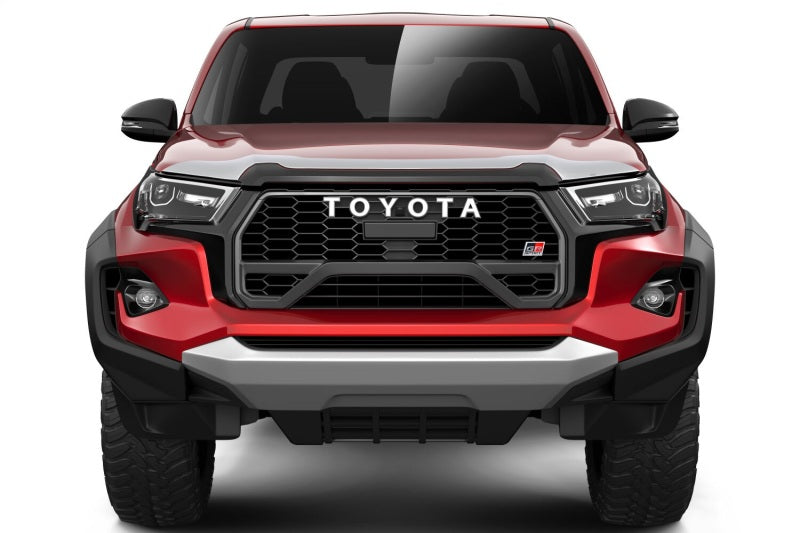 Husky Liners 20-26 Toyota Hilux Aeroskin Hood Protector - Chrome Husky Liners Hood Deflectors