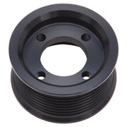 Edelbrock Pulley SC E_Force 2 75In 8 Rib Black Edelbrock Supercharger Pulleys