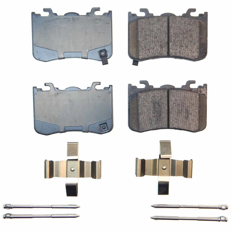 Power Stop 2024 Ford Mustang Rear Z17 Evo Ceramic Brake Pad w/Hardware PowerStop Brake Kits - Performance Blank
