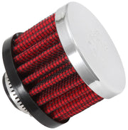 K&N Clamp On Rubber Base Crankcase Vent Filter 0.5in Flange ID 2in OD 1.5in Height K&N Engineering Air Filters - Universal Fit