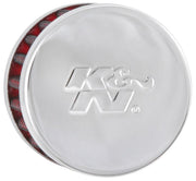 K&N Steel Base Chrome Top Crankcase Vent Filter 1/2in. Vent / 2in. OD / 1-1/2in. Height K&N Engineering Air Filters - Universal Fit