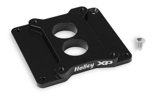 Carburetor Adapter Plate - Black Anodized Billet 17-90 HOLLEY Autoparts