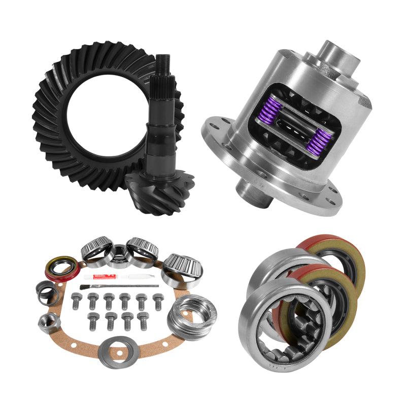 Yukon Gear 7.5in GM 4.11 Rear Ring & Pinion Install Kit 26 Spline Positraction 2.25in Axle Bearings Yukon Gear & Axle Differential Install Kits