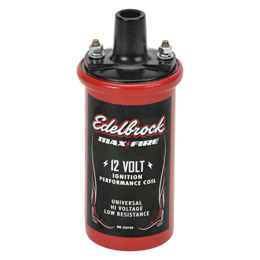 Edelbrock Ignition Coil 12V Canister Style 1.4 Ohm Primary Resistance Edelbrock Ignition Coils - Upgrade