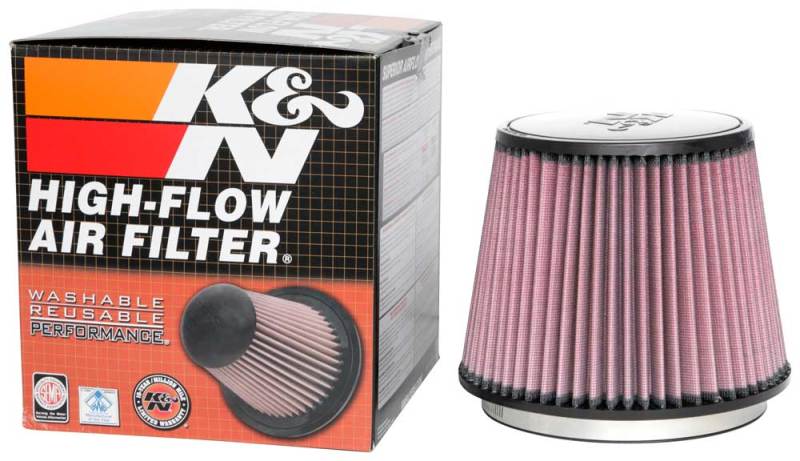 K&N Universal Clamp-On Air Filter 6in FLG / 7-1/2in B / 5-7/8in T / 6in H K&N Engineering Air Filters - Universal Fit