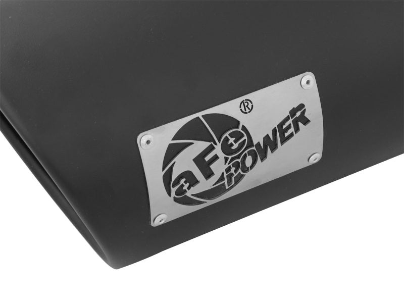 aFe POWER MACH Force-Xp 5in 304 Stainless Steel Exhaust Tip 5In x 7Out x15Lin Bolt-On Right-Blk aFe Catback