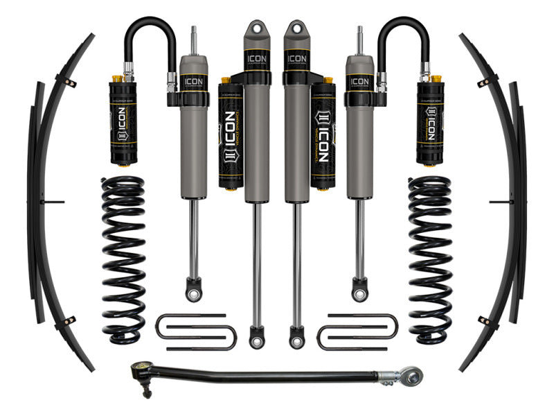 17-19 Ford F-250/F-350 2.5in Stage 4 Suspension System w/ Expansion Pack ICON Shocks and Struts