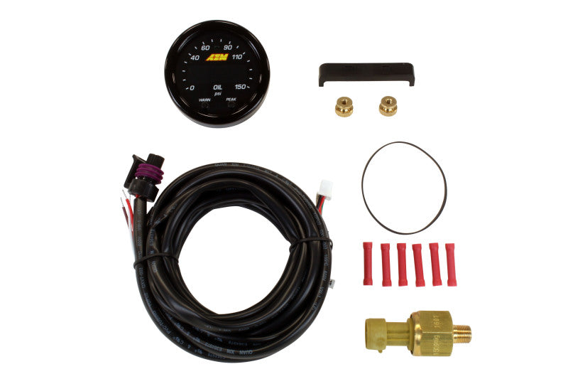 AEM X-Series 0-150 Oil Pressure Gauge Kit AEM Gauges