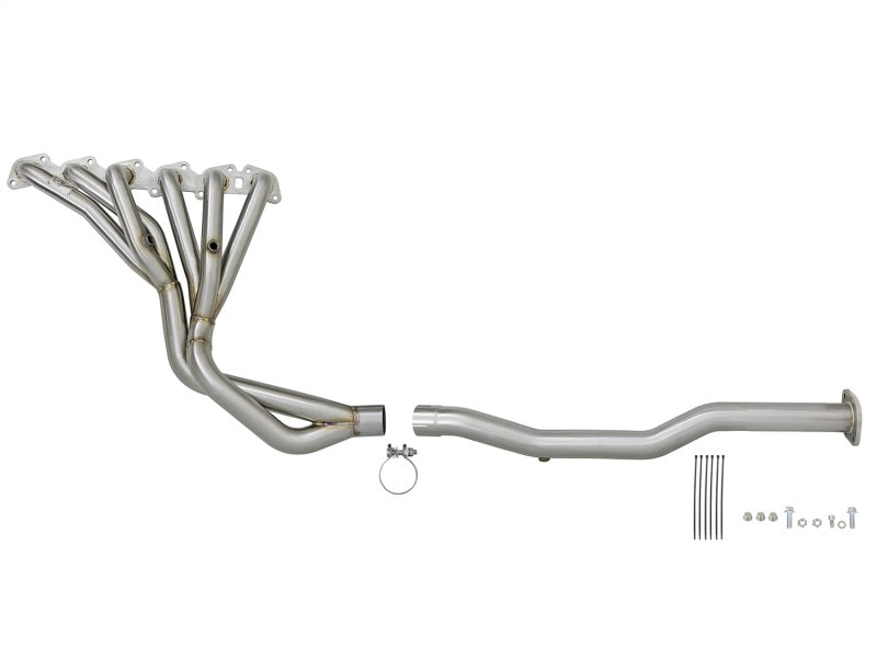 aFe Power Twisted Steel Long Tube Header & Connection Pipes 01-16 Nissan Patrol (Y61) V8-4.8L aFe Headers & Manifolds