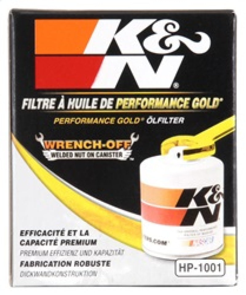 K&N Chevy / Pontiac / GMC / Buick Performance Gold Oil Filter K&N Engineering Oil Filters