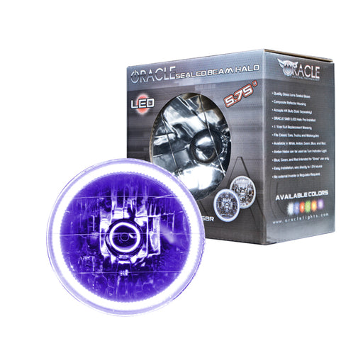 Oracle Pre-Installed Lights 5.75 IN. Sealed Beam - UV/Purple Halo ORACLE Lighting Headlights